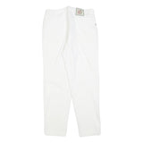 SYLVANIA FASHION Womens White Regular Fit Straight Denim Jeans W28 L28 Cotton
