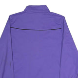 NIKE Womens Purple Jacket UK 10 Polyester Blend Zip Up Athletic Casual