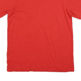 ADIDAS Mens Red Graphic T-Shirt L Short Sleeve Crew Neck Casual Wear