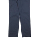 DICKIES Mens Navy Regular Fit Straight Trousers Cotton Blend W32 L30 Workwear