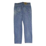 LEVI'S 505 Mens Jeans Blue Regular Straight Denim Medium W34 L31 Classic Style