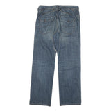 DIESEL Mens Jeans Blue Regular Straight Denim Medium W30 L30 Classic Zip Pocket