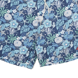 NAUTICA Mens Shorts Blue Floral Pattern M W30 Lightweight Swimwear Beachwear