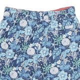 NAUTICA Mens Shorts Blue Floral Pattern M W30 Lightweight Swimwear Beachwear