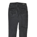 LEVI'S Womens Slim Black Denim Slim Jeans Cotton Blend W26 L26 Classic Fit