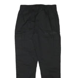 TALLY WEIJL Mens Relaxed Black Cargo Trousers W28 L28 Cotton Blend Casual Design