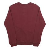 AMERICA TODAY Mens Maroon USA Crew Neck S Cotton Sweatshirt Pullover Casual