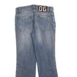 DOLCE & GABBANA Womens Regular Fit Blue Denim Rinse Wash Jeans W32 L30