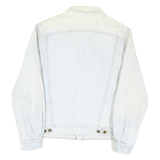 GEORGES MARCIANO Mens Blue Denim Jacket L Cotton Blend Button Closure Classic