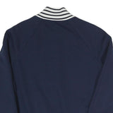 KORET OF CALIFORNIA Mens Navy Blue Jacket S Polyester Blend Classic Zip Casual