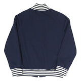 KORET OF CALIFORNIA Mens Navy Blue Jacket S Polyester Blend Classic Zip Casual