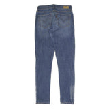 LEVI'S Womens Slim Blue Denim Jeans Cotton Blend Zip W26 L31 Classic Style