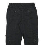 STYLE AND CO Womens Black Casual Cargo Shorts M W30 Drawstring