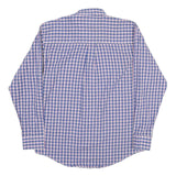 WRANGLER Mens Blue & Pink Check Shirt M Button-Down Collar Casual Cotton