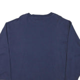 ATHLETIC Mens Blue Arctic Print Crew Neck XL Sweatshirt Cotton Blend Pullover