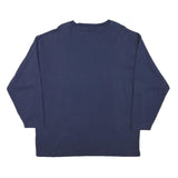 ATHLETIC Mens Blue Arctic Print Crew Neck XL Sweatshirt Cotton Blend Pullover