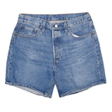 LEVI'S Mens Denim Blue Casual Shorts M W31 Button Fly Classic Fit