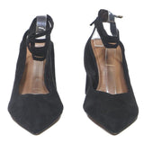 ASOS Womens Ankle Strap Block Heels Black Synthetic UK 7 Stylish Comfortable