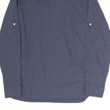 LEVI'S Mens Blue & White Cotton Shirt M Long Sleeve Button Front Casual Shirt