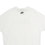 NIKE Womens White Nike Air T-Shirt S Short Sleeve Crew Neck Printed Logo