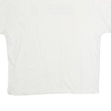 NIKE Womens White Nike Air T-Shirt S Short Sleeve Crew Neck Printed Logo