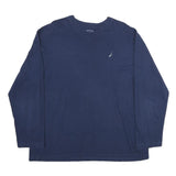 NAUTICA Mens Blue XL Long Sleeve Crew Neck Cotton T-Shirt Casual Classic Fit
