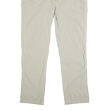CARHARTT Mens Nylon Beige Relaxed Straight Trousers W32 L30 Workwear Casual Zip