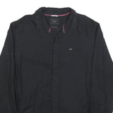 LEE Mens Black Cotton Blend Shirt L Long Sleeve Casual Button Closure