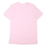 ADIDAS Womens Pink Graphic T-Shirt S Short Sleeve Crew Neck Casual Cotton Blend