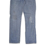 CARHARTT WIP Mens Jeans Blue Slim Straight Denim Medium W32 L31 Classic Zip