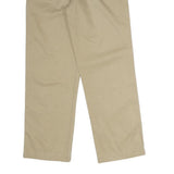 TOMMY HILFIGER Mens Cotton Blend Beige Regular Fit Straight Trousers W28 L27