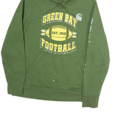 CARHARTT Mens Green Bay Football Hoodie M Cotton Pullover M Weight Comfort