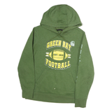 CARHARTT Mens Green Bay Football Hoodie M Cotton Pullover M Weight Comfort