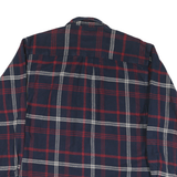 MOOSE CREEK Mens Blue & Red Check Shirt L Cotton Blend Casual Long Sleeve