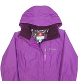 COLUMBIA Womens Purple & Plum Technical Outdoor Jacket M Polyester Blend Zip