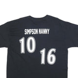 GILDAN Mens Black Rockies Graphic T-Shirt XL Short Sleeve Crew Neck Printed