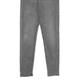 LEVI'S Wedgie Skinny Womens Jeans Grey Slim Skinny Denim W25 L26 Cotton Blend