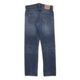 LEVI'S 504 Mens Jeans Blue Regular Straight Denim Medium W31 L32 Classic Fit Zip