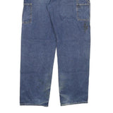 CARHARTT Mens Blue Denim Relaxed Straight Leg Cotton Blend Medium Wash W36 L36