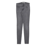LEVI'S 710 Womens Jeans Grey Slim Skinny Denim Medium W27 L32 Stretch Cotton