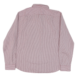 NAUTICA Mens Red & White Check Button Down Shirt XL Casual Cotton Blend