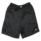 CHAMPION Mens Black Casual Shorts S W28 Mesh Sports Gym