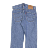 LEVI'S 501 Mens Jeans Blue Regular Straight Denim Light W30 L26 Classic Button