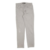 LEVI'S Womens Regular Fit Grey Denim Jeans W29 L32 Classic Cotton Blend Zip