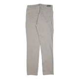 LEVI'S Womens Regular Fit Grey Denim Jeans W29 L32 Classic Cotton Blend Zip