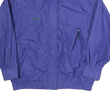 COLUMBIA Womens Purple Outdoor Jacket L Nylon Plain Zip Seasonal Layer