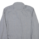U.S. POLO ASSN Mens Blue Button-Down Shirt M Cotton Blend Classic Fit Casual