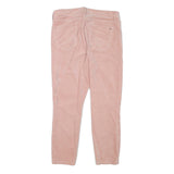 TOMMY HILFIGER Womens Cotton Blend Pink Slim Tapered Trousers W31 L26