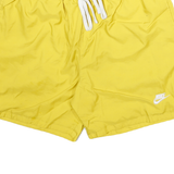 NIKE Mens Shorts Yellow Casual L W28 Sportswear Swimwear Summer