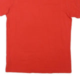 PUMA Mens Red Blue Logo Graphic T-Shirt M Short Sleeve Crew Neck Cotton Blend